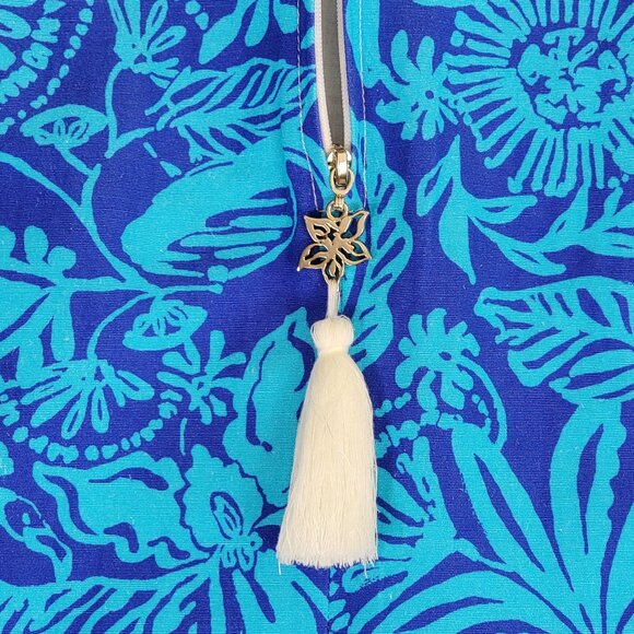 NWT Lilly Pulitzer Aubria Sleeveless Shift Dress Breezy Aqua Jungle Escape - 8 - Picture 7 of 15